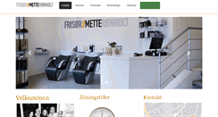 Desktop Screenshot of mette-roenholt.dk